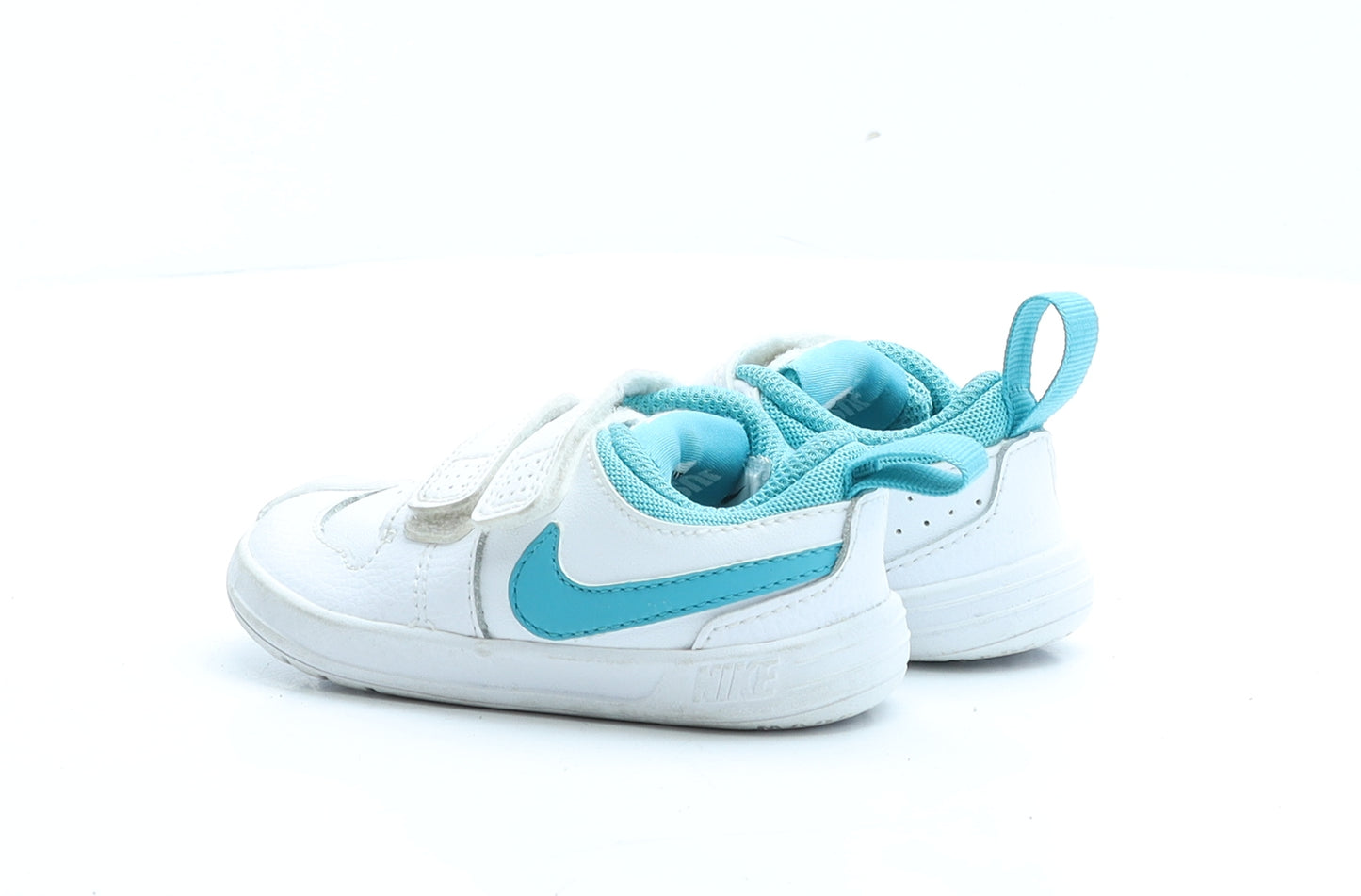 Nike Boys White Polyester Trainer UK 5.5 EUR 22