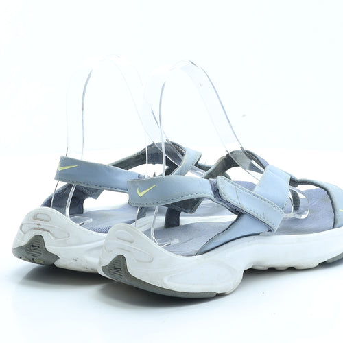 Nike Womens Blue Polyester Thong Sandal UK 8 EUR 42