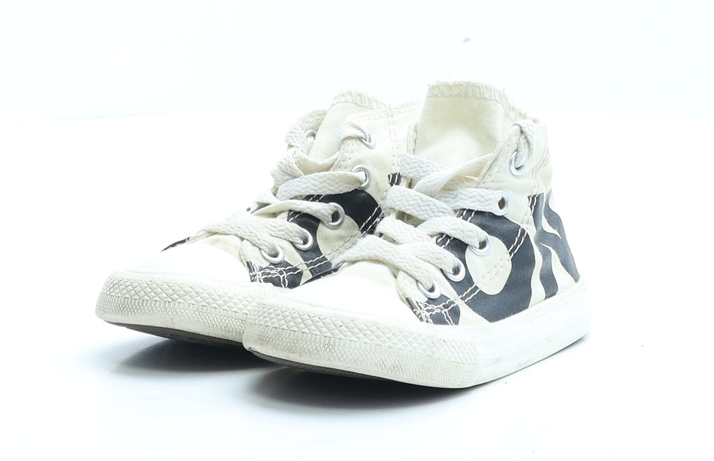 Converse Boys Ivory Geometric Fabric Trainer UK 6 EUR 22