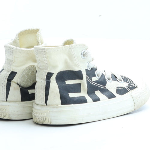 Converse Boys Ivory Geometric Fabric Trainer UK 6 EUR 22