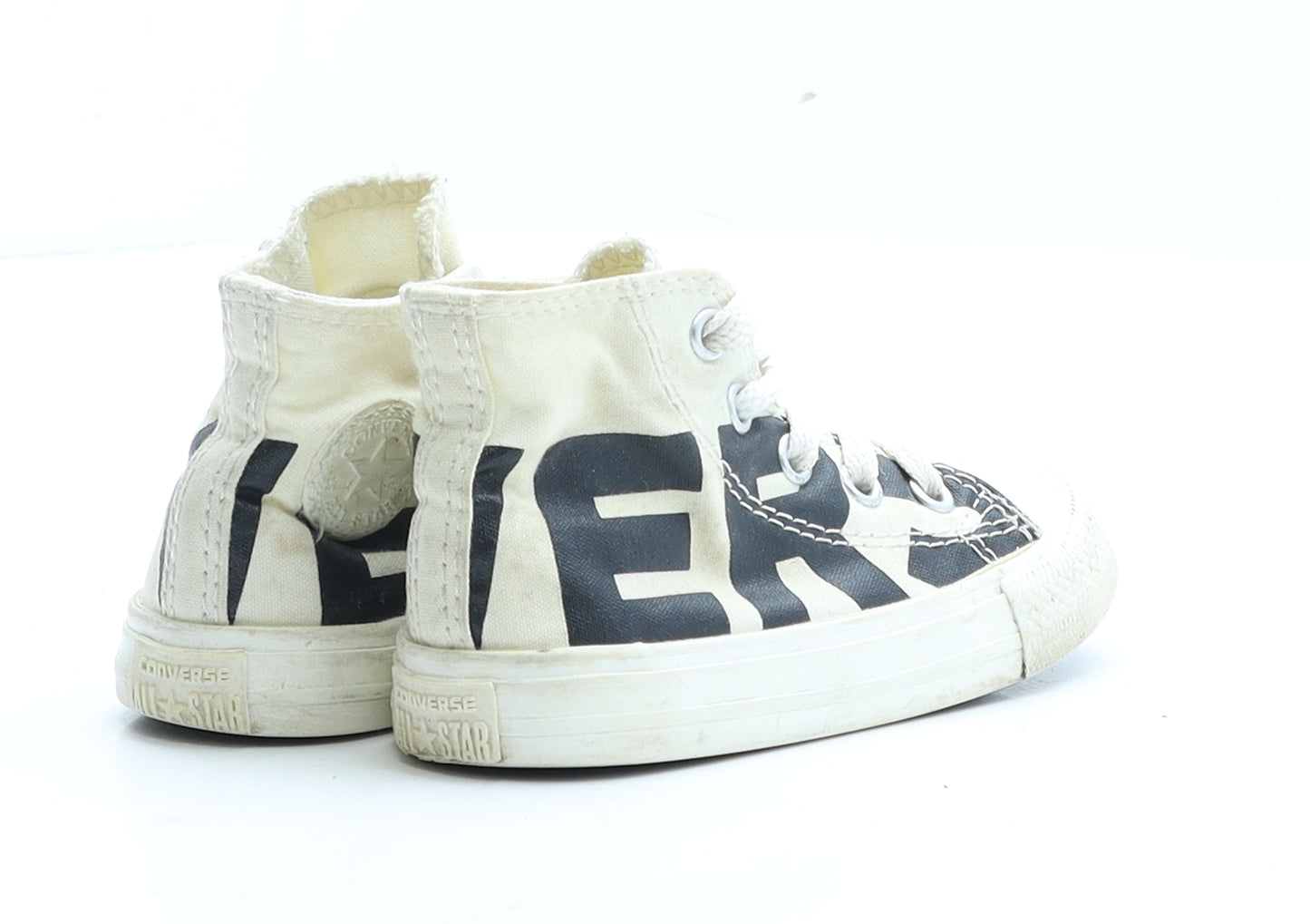 Converse Boys Ivory Geometric Fabric Trainer UK 6 EUR 22