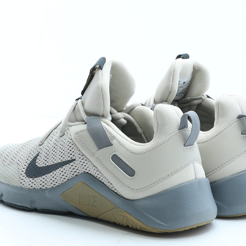 Nike Mens Beige Geometric Polyester Trainer UK 7.5 EUR 42