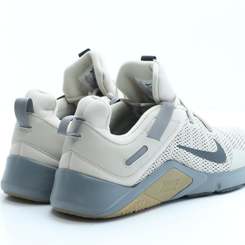 Nike Mens Beige Geometric Polyester Trainer UK 7.5 EUR 42