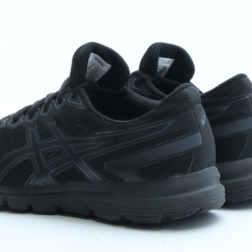 ASICS Womens Black Polyester Trainer UK 5.5 EUR 39.5