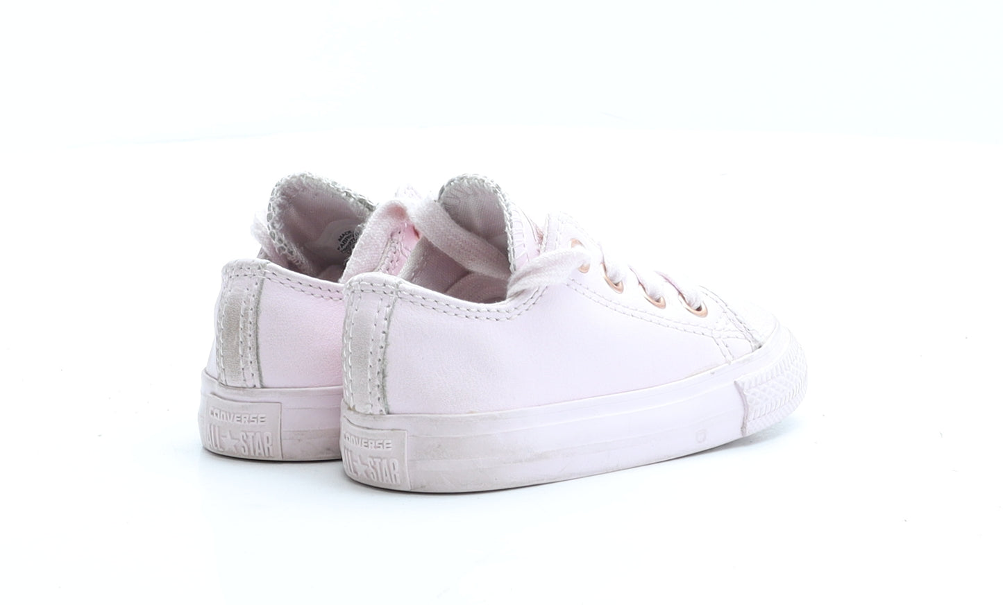 Converse Girls Pink Rubber Trainer UK 4 EUR 20 - Baby 11.5cm