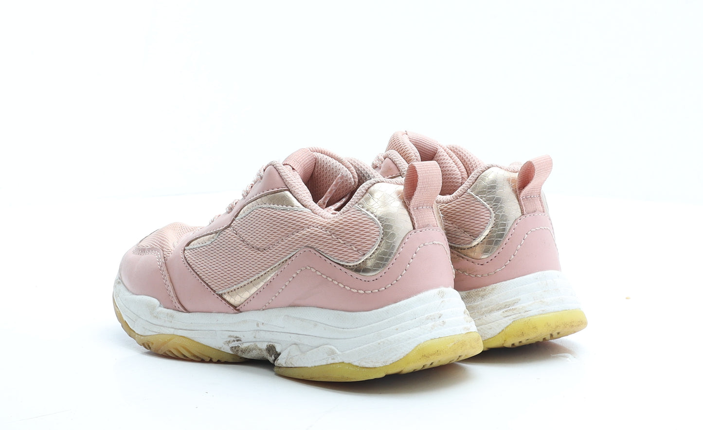 NEXT Girls Pink Fabric Trainer UK 13