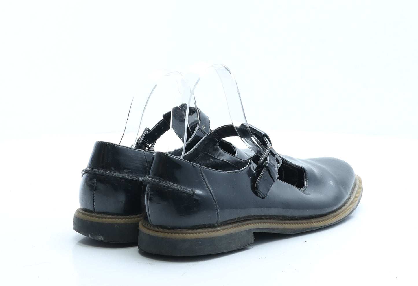 Clarks Womens Black PVC Mary Jane Casual UK 6