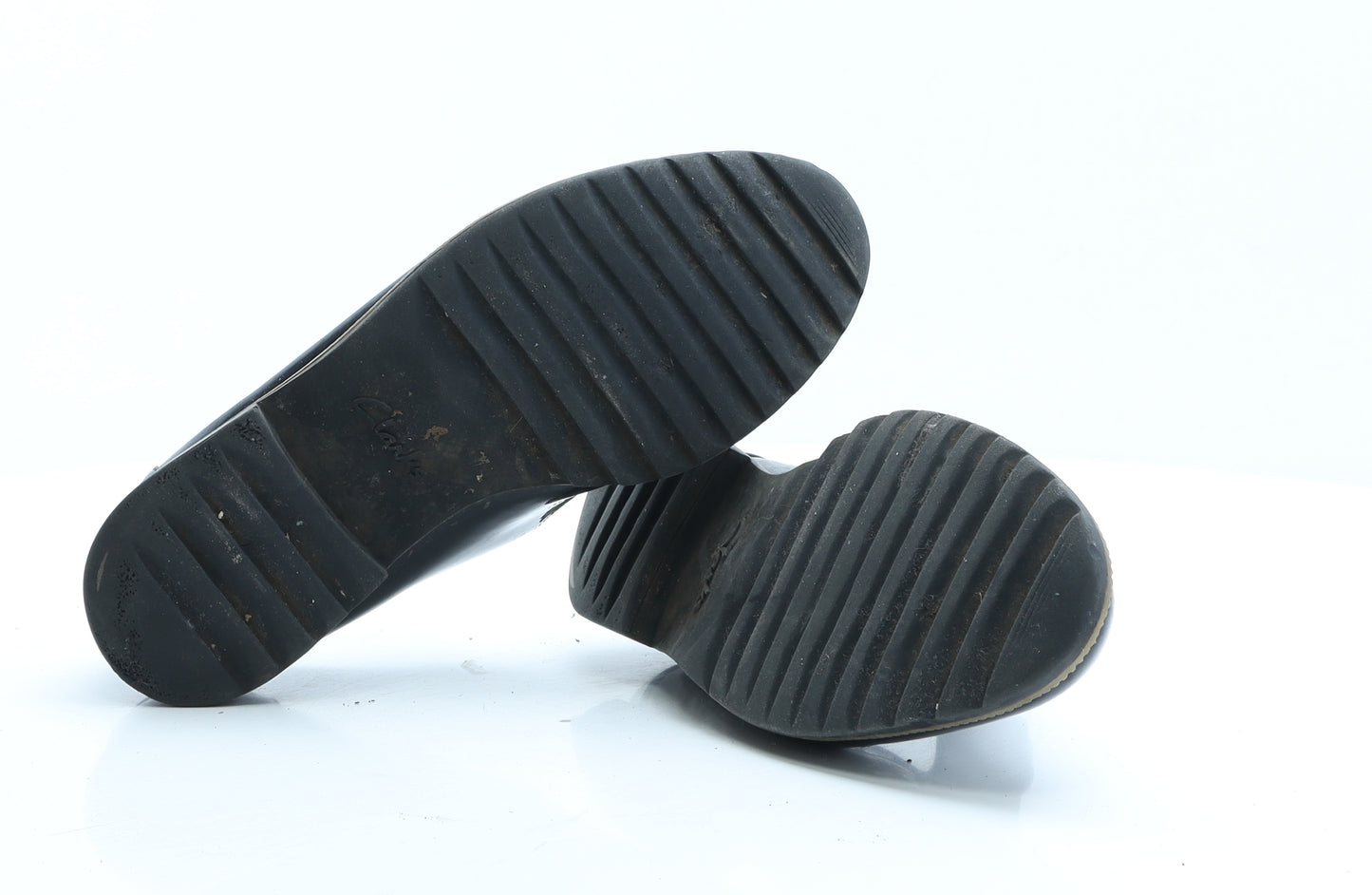 Clarks Womens Black PVC Mary Jane Casual UK 6