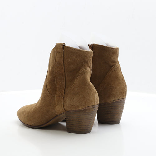 NEXT Womens Brown Faux Suede Bootie Boot UK 6.5 EUR 40