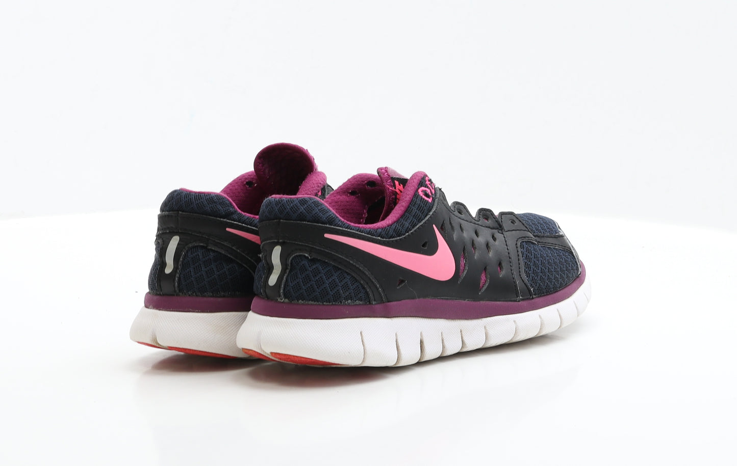 Nike Girls Black Polyester Trainer UK 3 EUR 36