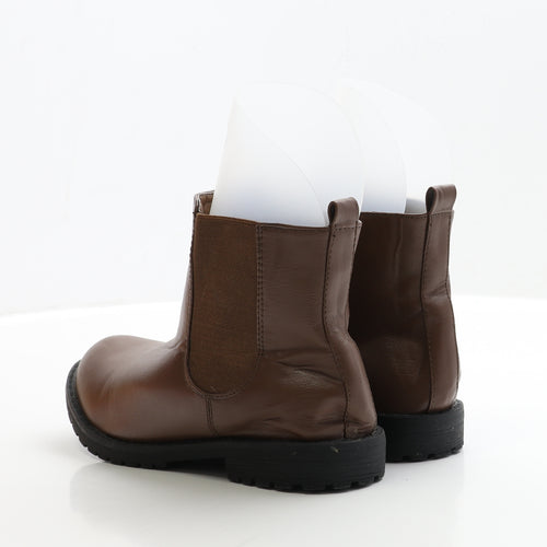 Yourstyle Womens Brown Faux Leather Chelsea Boot UK 4 EUR 37
