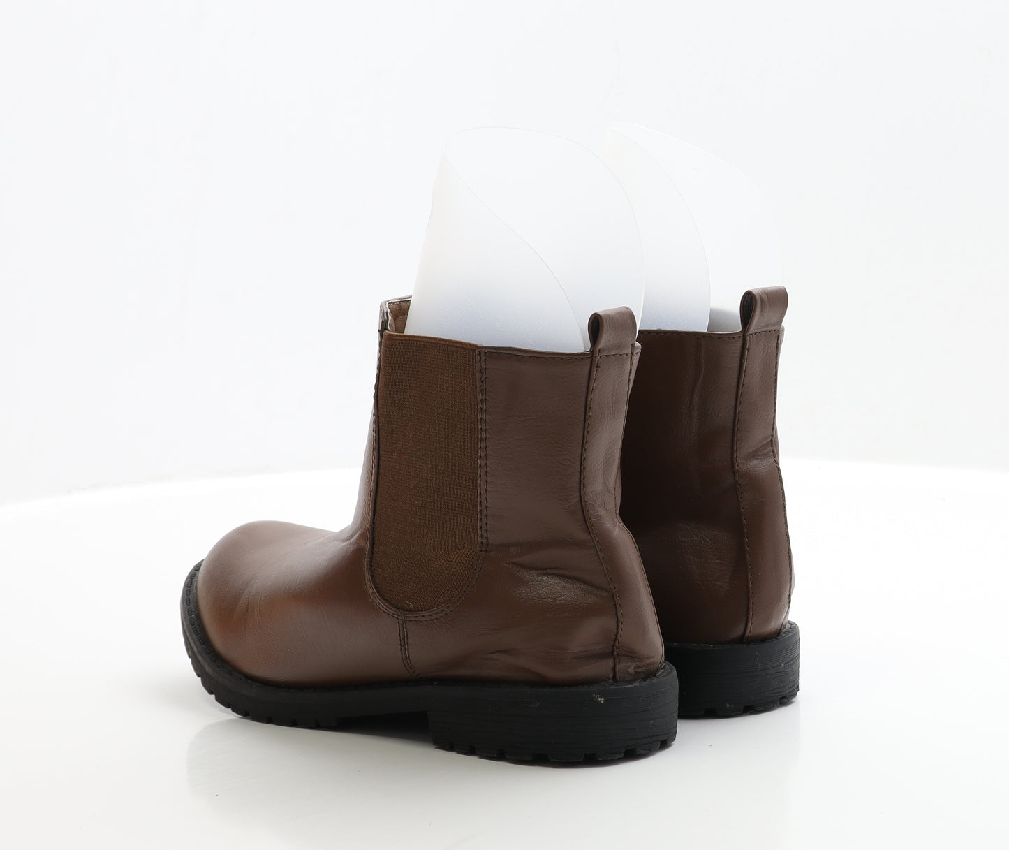 Yourstyle Womens Brown Faux Leather Chelsea Boot UK 4 EUR 37