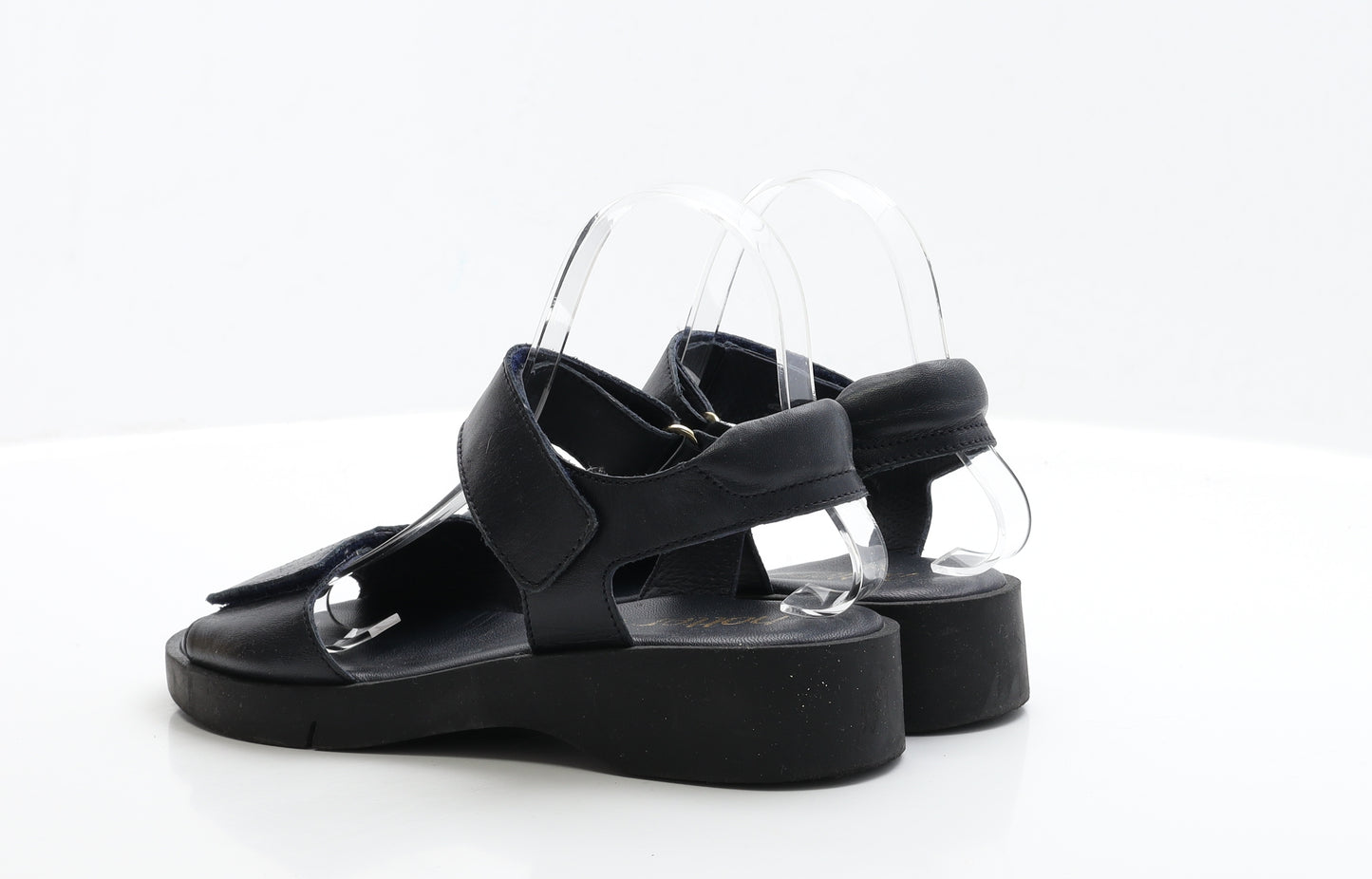 Hotter Womens Blue Leather Slingback Sandal UK 5.5