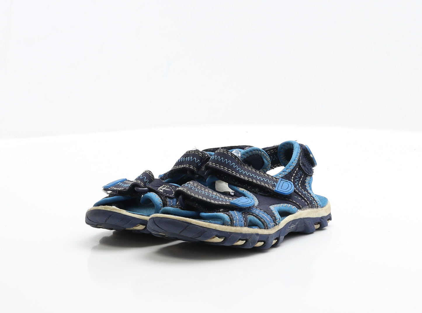 George Boys Blue Polyester Slingback Sandal UK 7 EUR 24