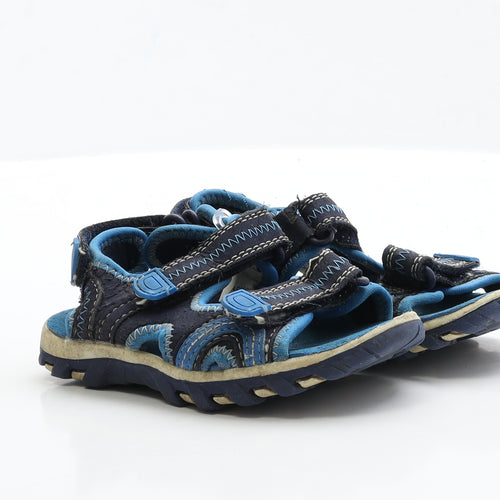 George Boys Blue Polyester Slingback Sandal UK 7 EUR 24
