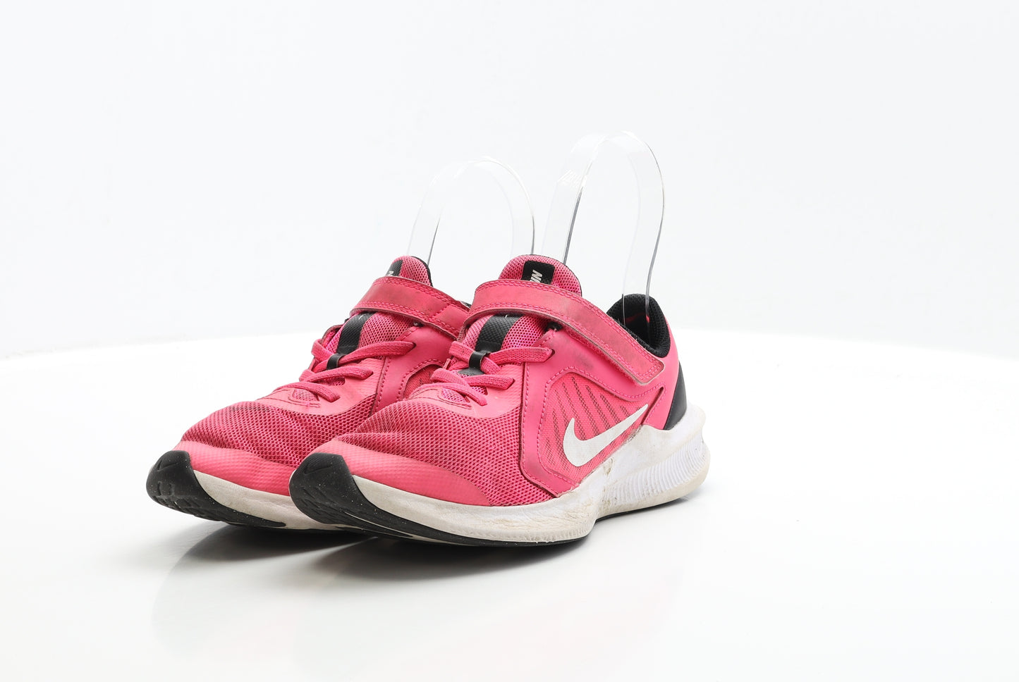 Nike Girls Pink Polyester Trainer UK 2.5 EUR 35