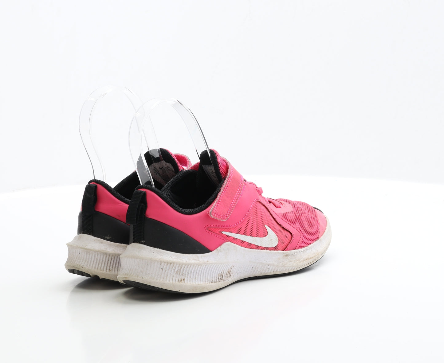 Nike Girls Pink Polyester Trainer UK 2.5 EUR 35
