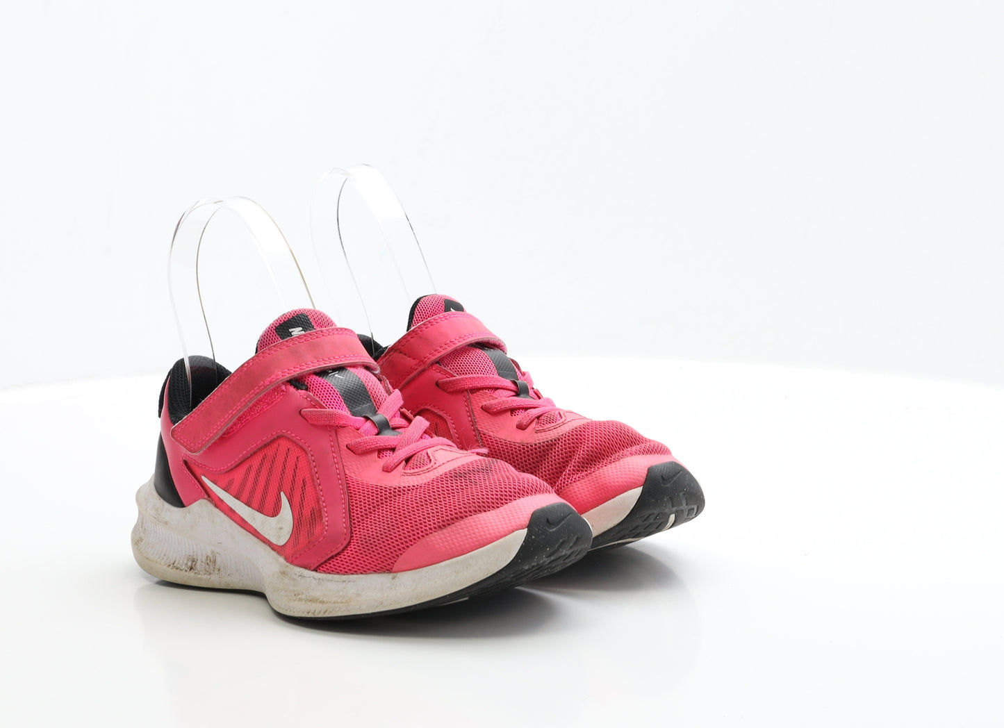 Nike Girls Pink Polyester Trainer UK 2.5 EUR 35