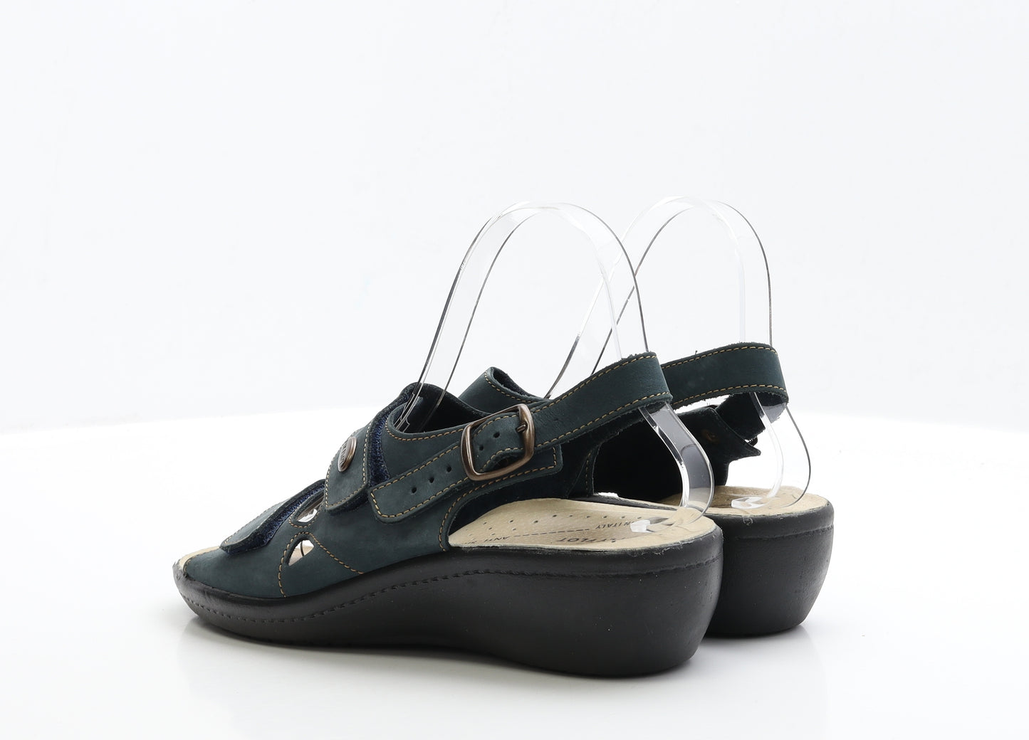 Fly Flot Womens Blue Polyester Slingback Sandal UK 7 EUR 40