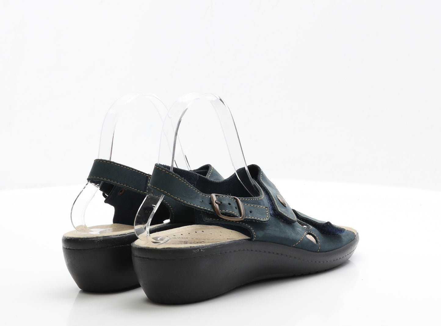 Fly Flot Womens Blue Polyester Slingback Sandal UK 7 EUR 40