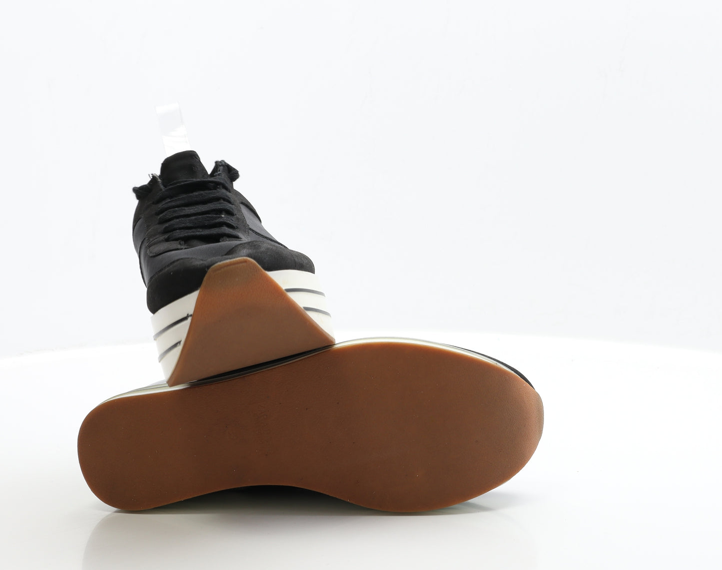 Zara Womens Black Polyester Trainer UK 6 EUR 39