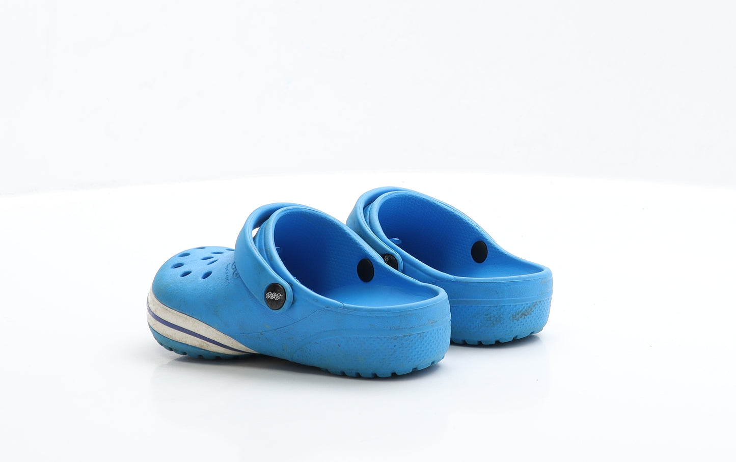 Crocs Boys Blue Rubber Clog Sandal UK 10