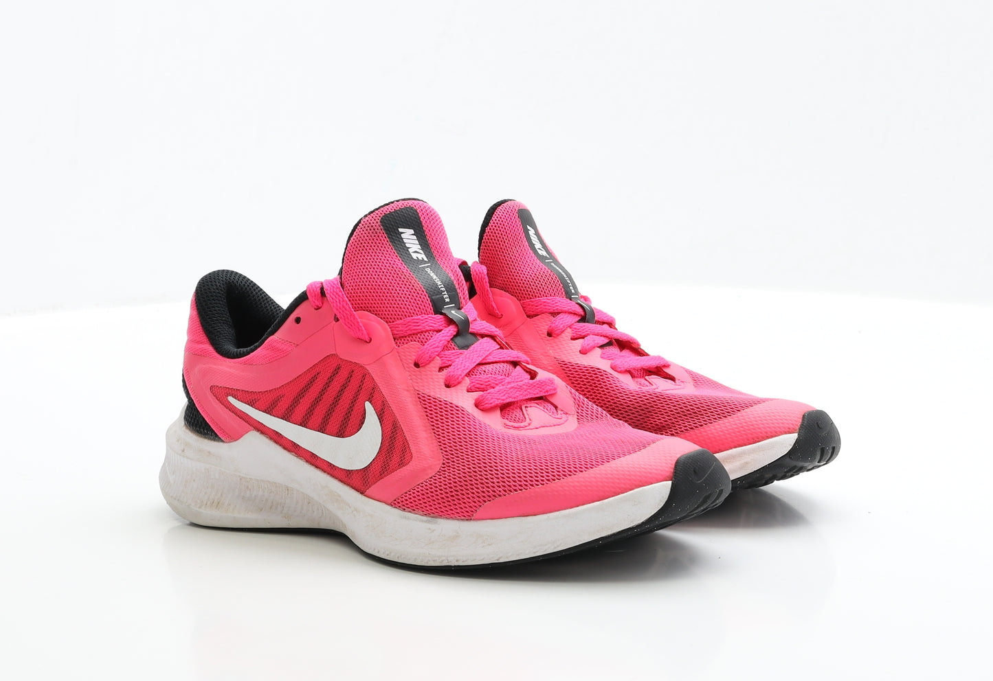 Nike Girls Pink Polyester Trainer UK 3 EUR 35.5