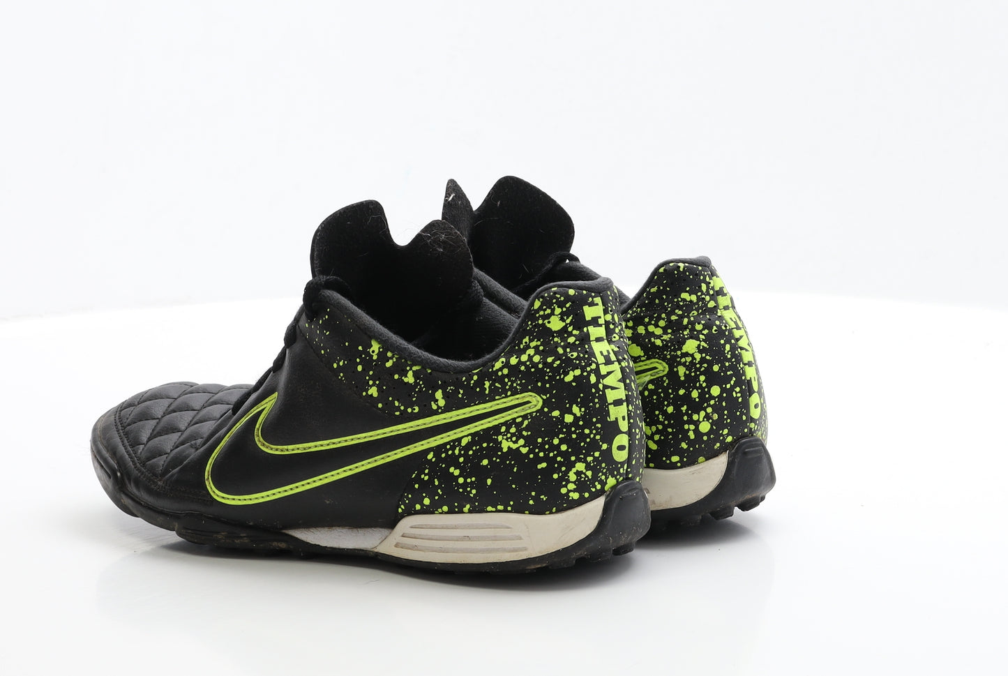 Nike Boys Black Geometric Polyester Sock Trainer UK 6 EUR 40