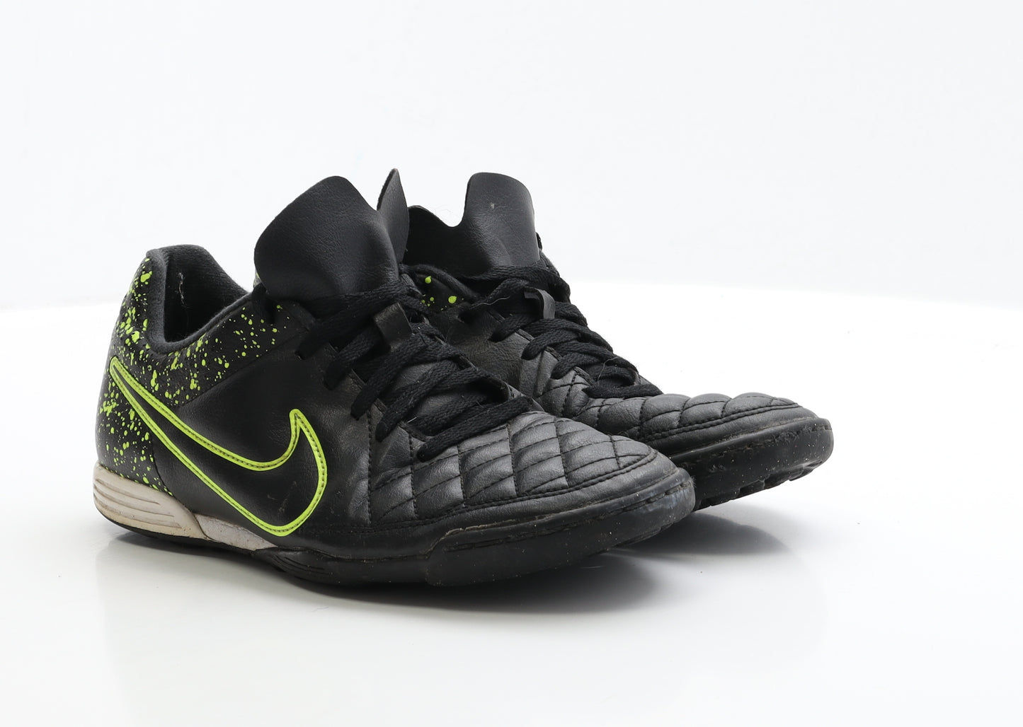 Nike Boys Black Geometric Polyester Sock Trainer UK 6 EUR 40