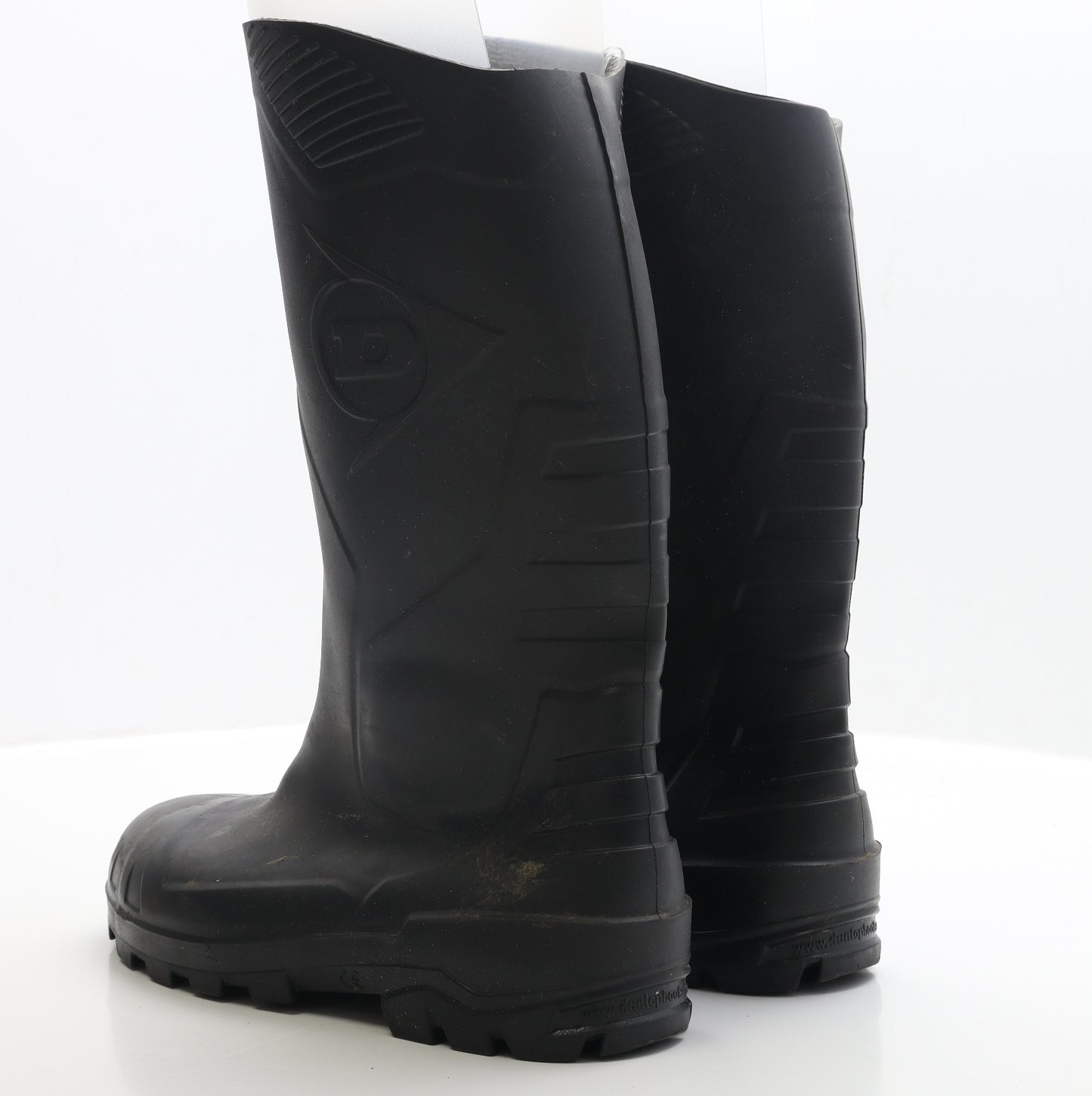Dunlop Mens Black Rubber Wellies Boot UK 8 EUR 42