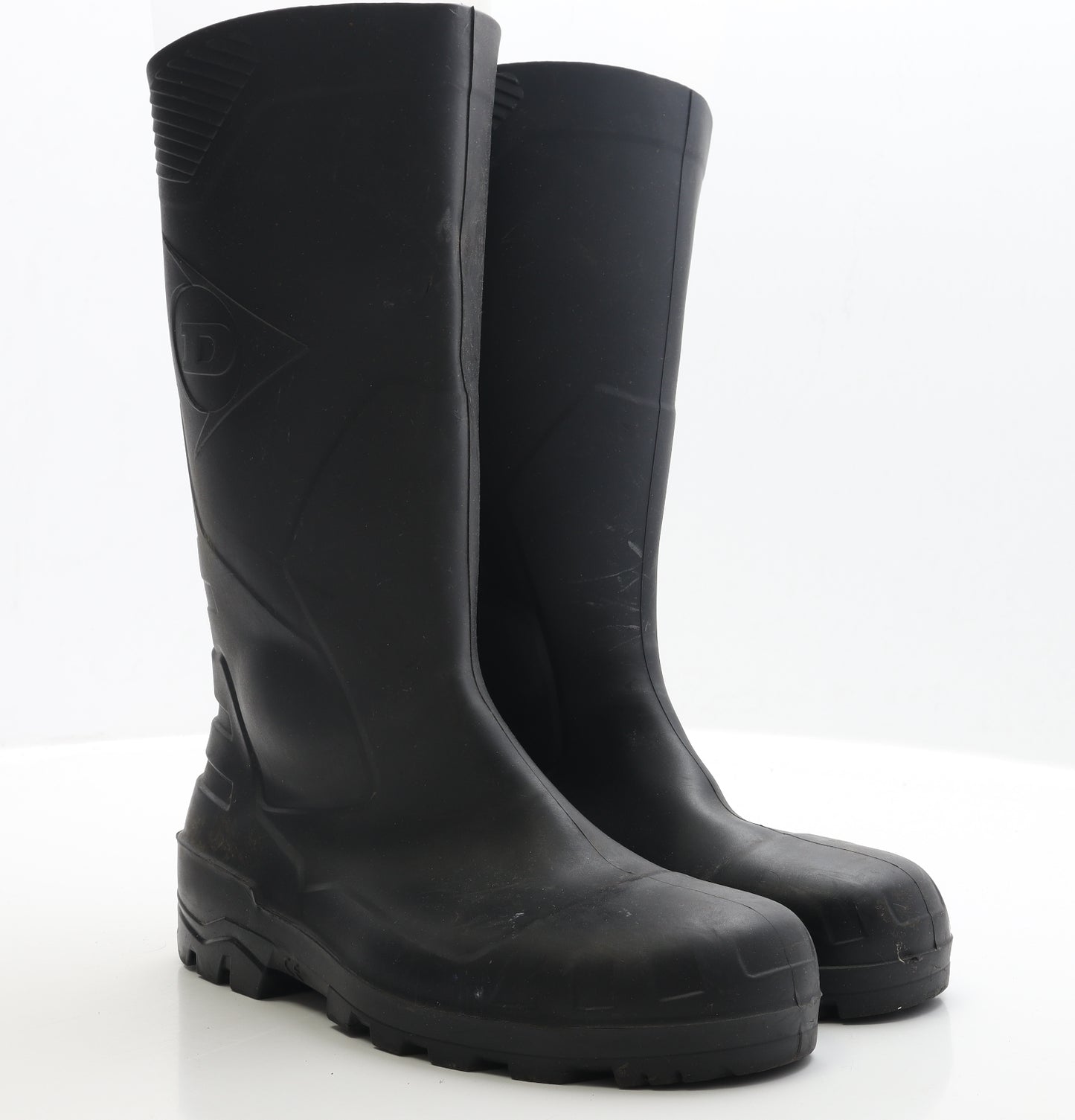 Dunlop Mens Black Rubber Wellies Boot UK 8 EUR 42