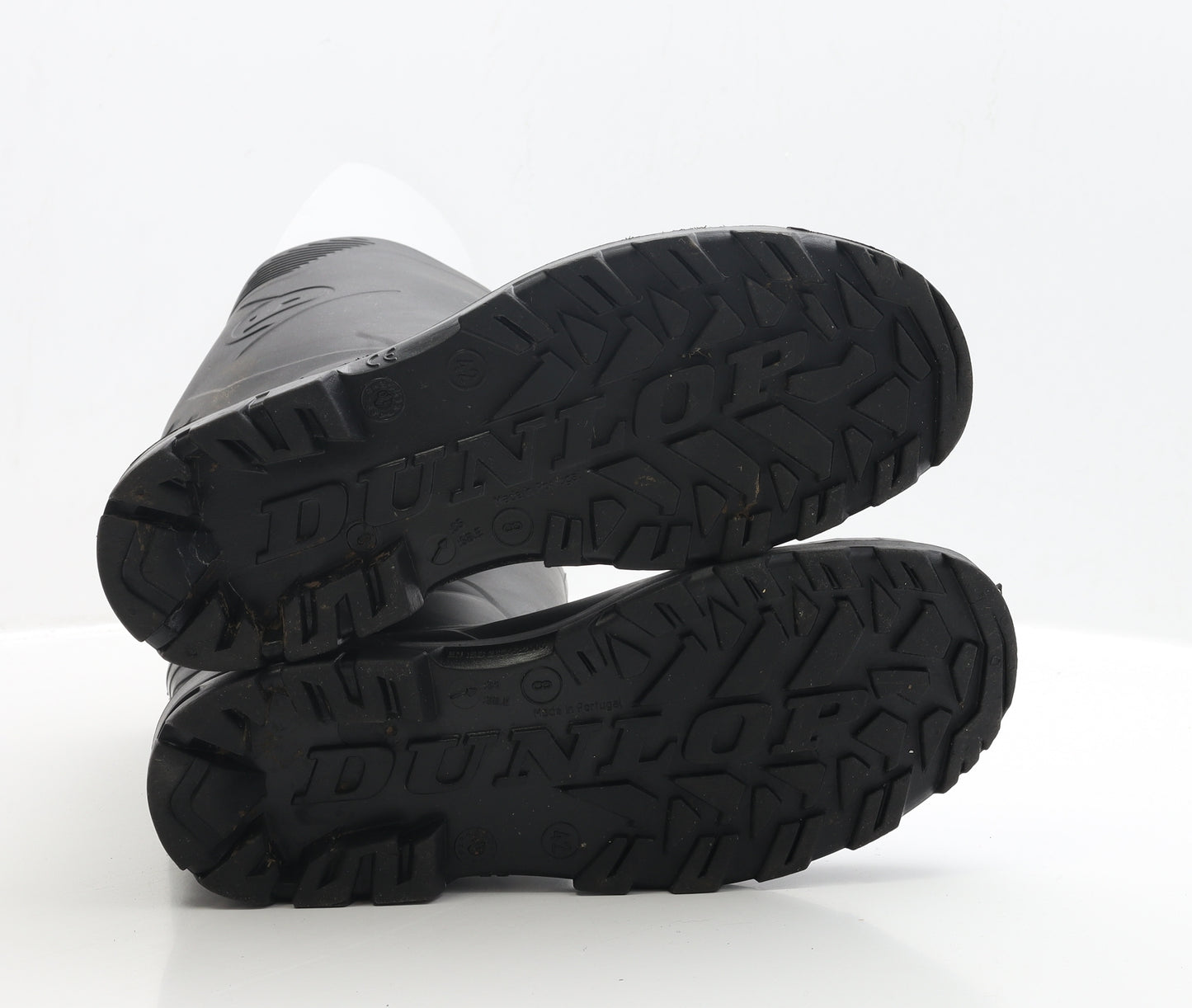 Dunlop Mens Black Rubber Wellies Boot UK 8 EUR 42