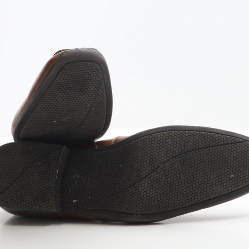 Primark Mens Brown Faux Leather Loafer Casual UK 8 EUR 42