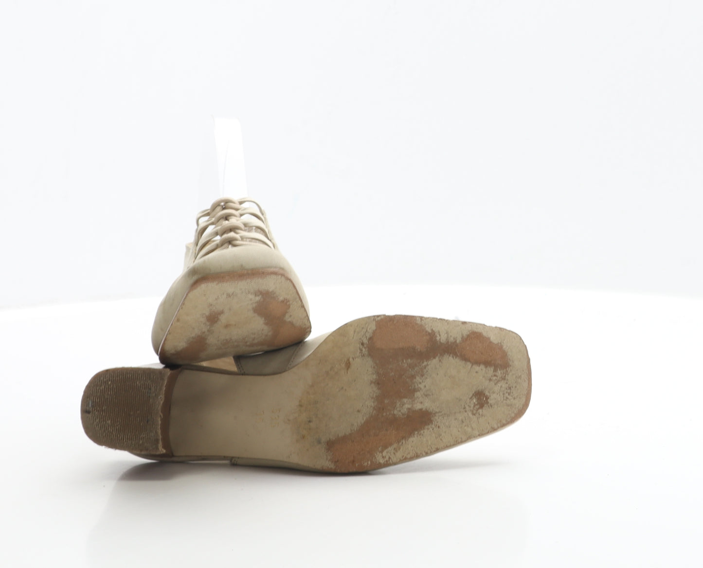 Cable&co Womens Beige Polyester Slingback Heel UK 2 EUR 35