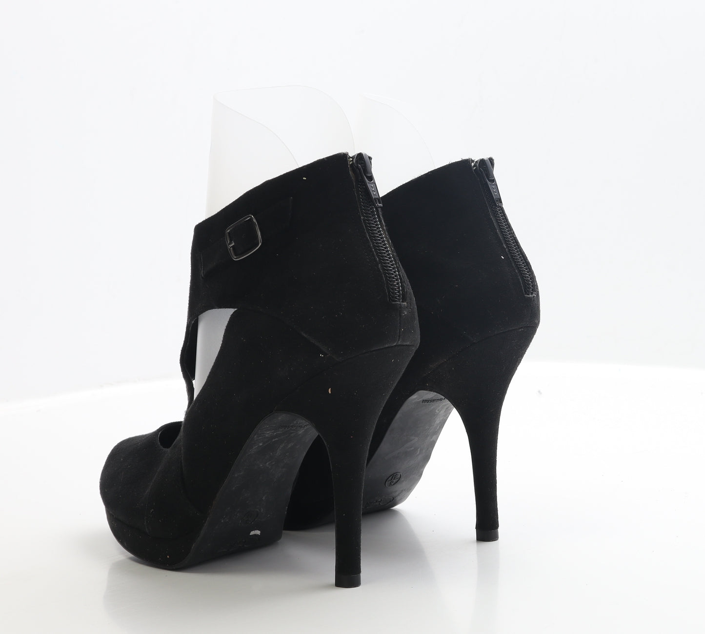 New Look Womens Black Faux Suede Bootie Boot UK 8 EUR 41