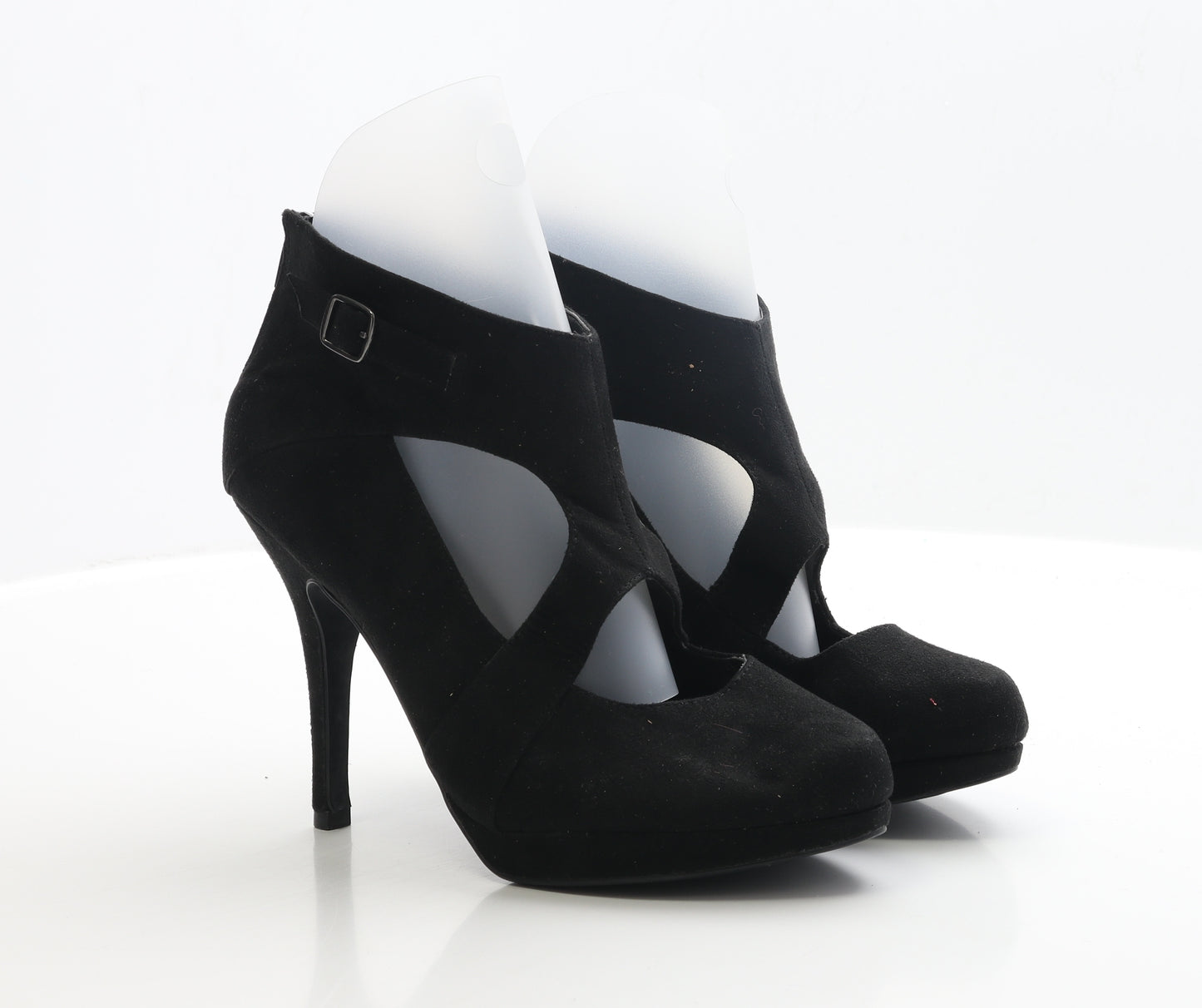 New Look Womens Black Faux Suede Bootie Boot UK 8 EUR 41
