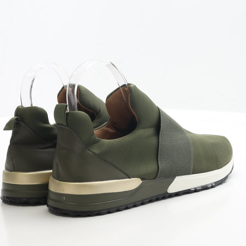 Preworn Womens Green Polyester Trainer UK 7 EUR 40