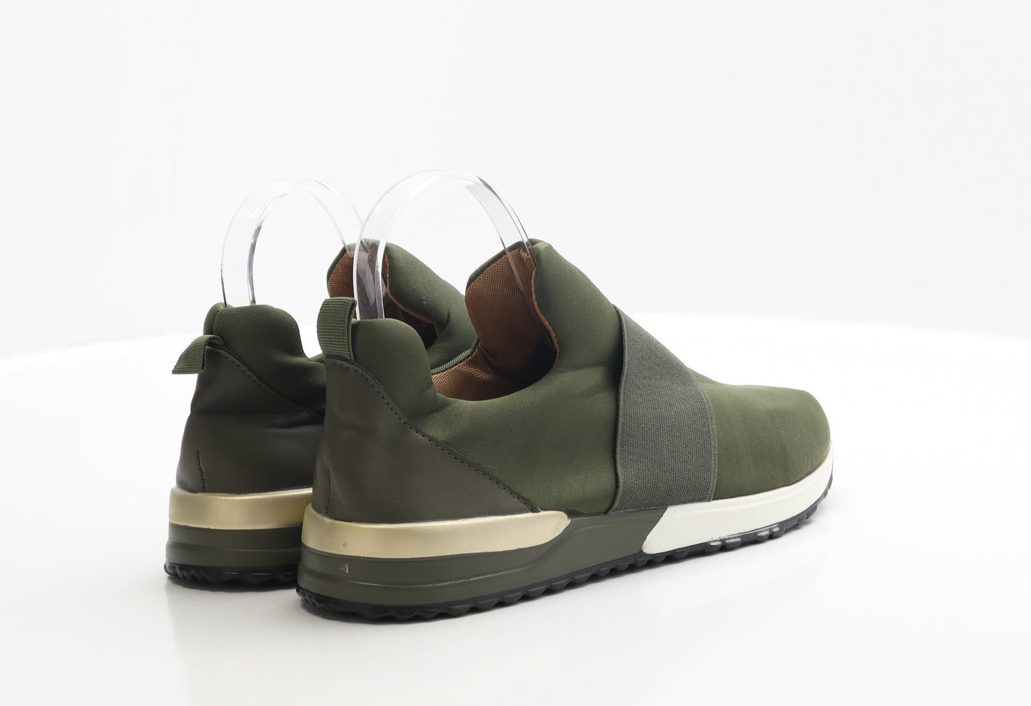 Preworn Womens Green Polyester Trainer UK 7 EUR 40