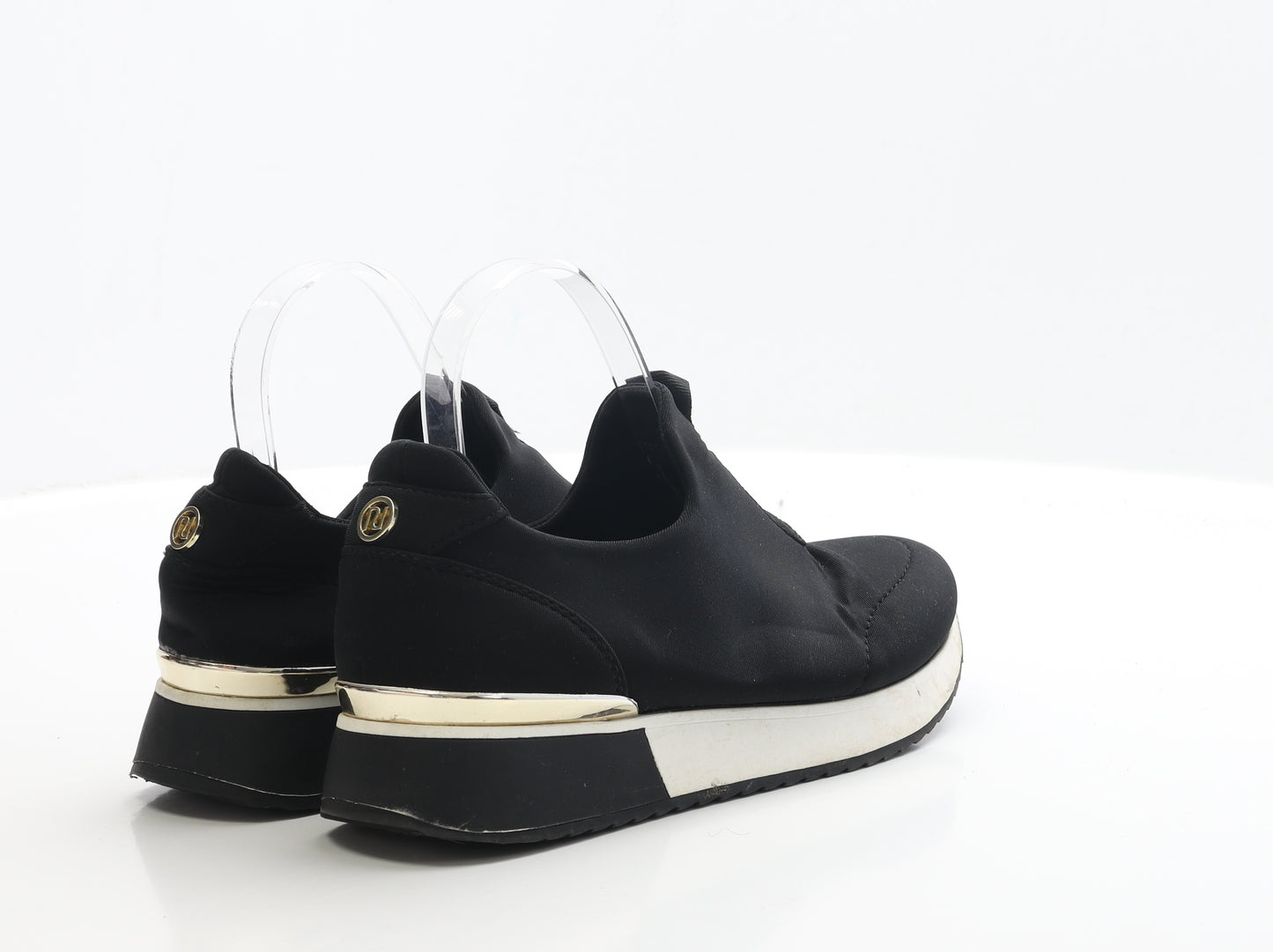 River Island Womens Black Polyester Trainer UK 5