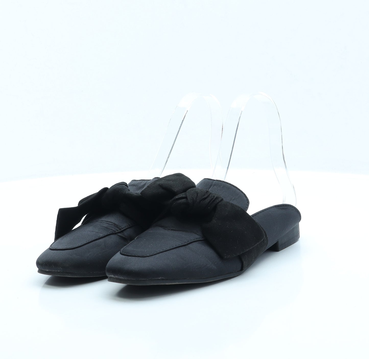 Atmosphere Womens Black Polyester Slip On Sandal UK 4 EUR 37 US 6