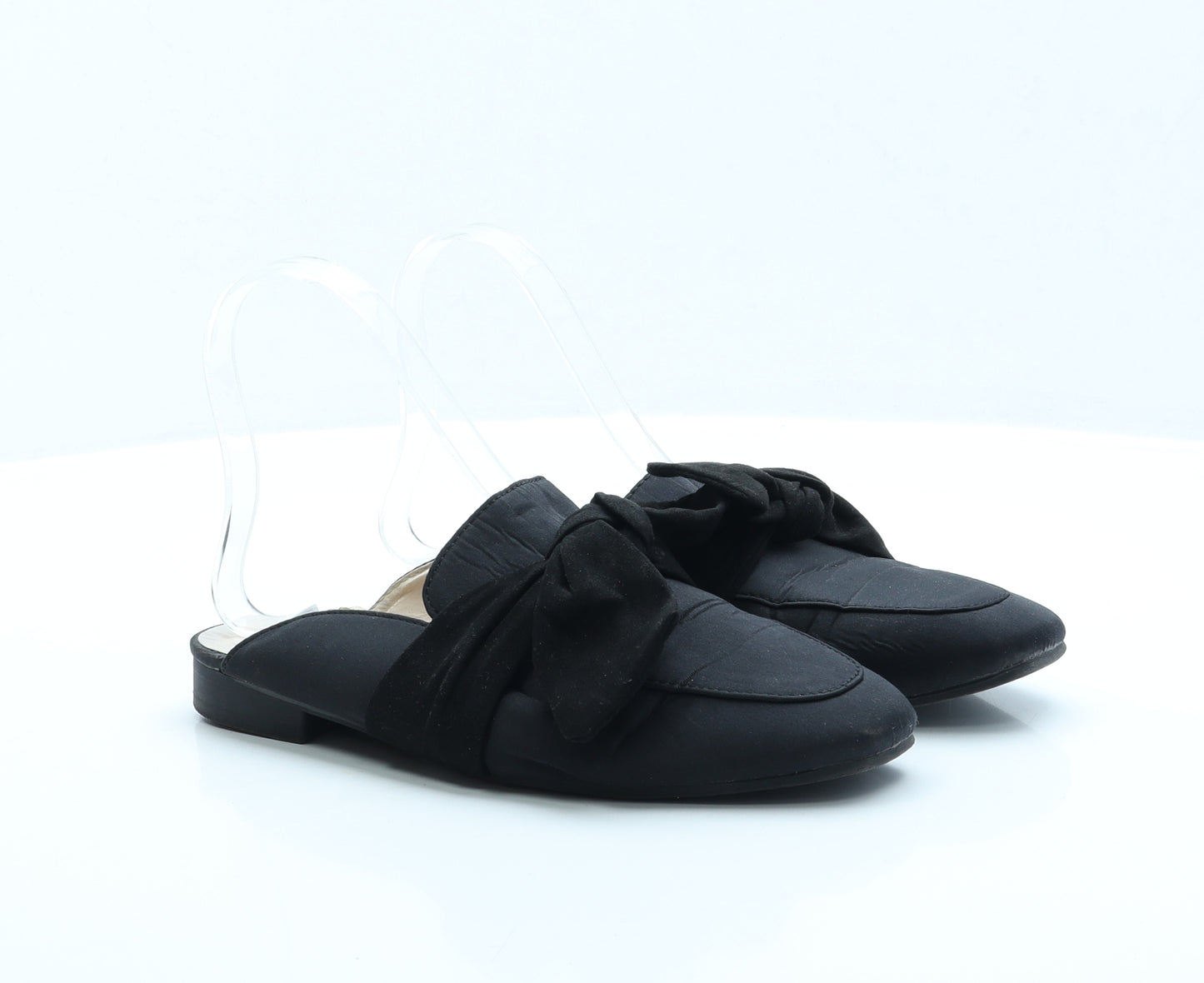 Atmosphere Womens Black Polyester Slip On Sandal UK 4 EUR 37 US 6