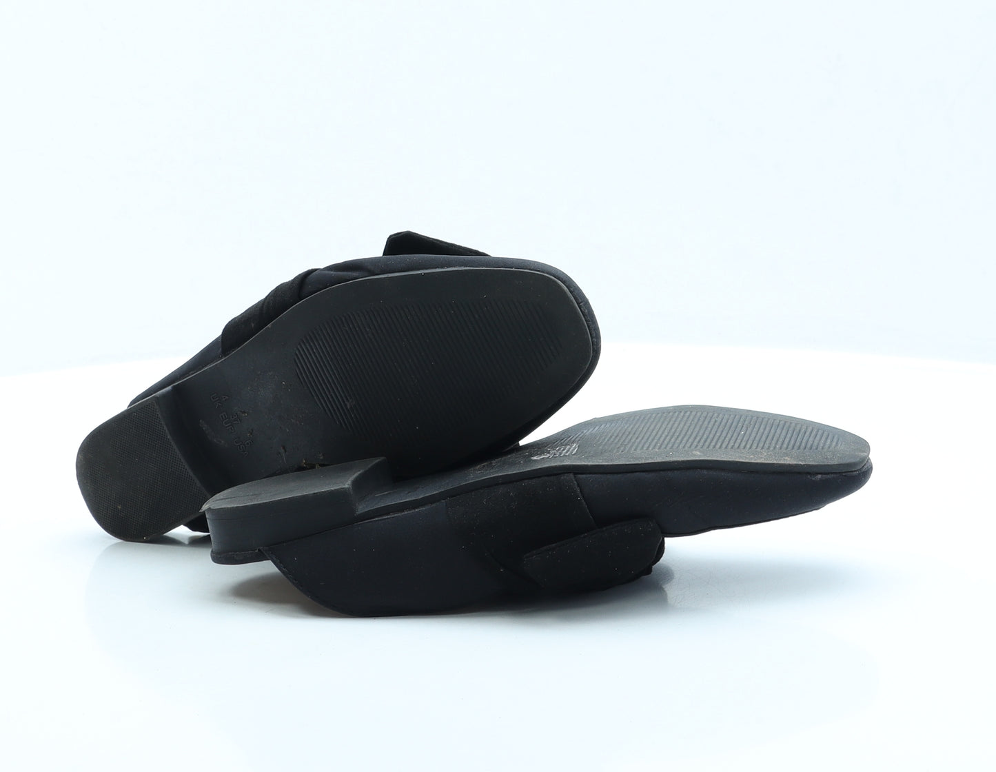 Atmosphere Womens Black Polyester Slip On Sandal UK 4 EUR 37 US 6