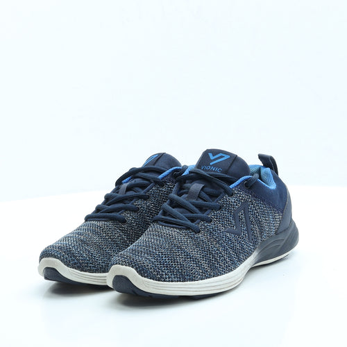 Vionic Boys Blue Polyester Trainer UK 3