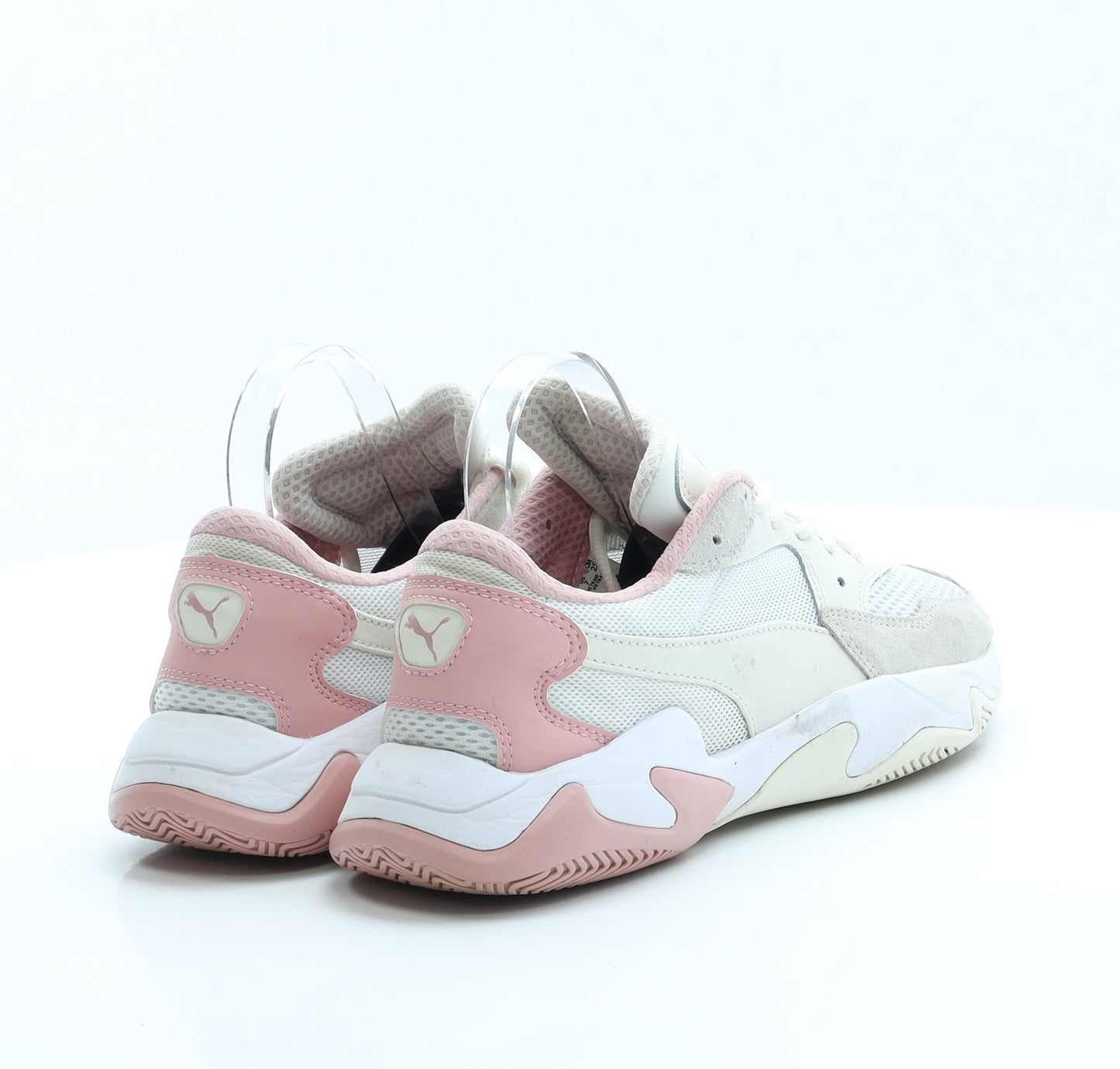 PUMA Womens Beige Polyester Trainer UK 6 EUR 39
