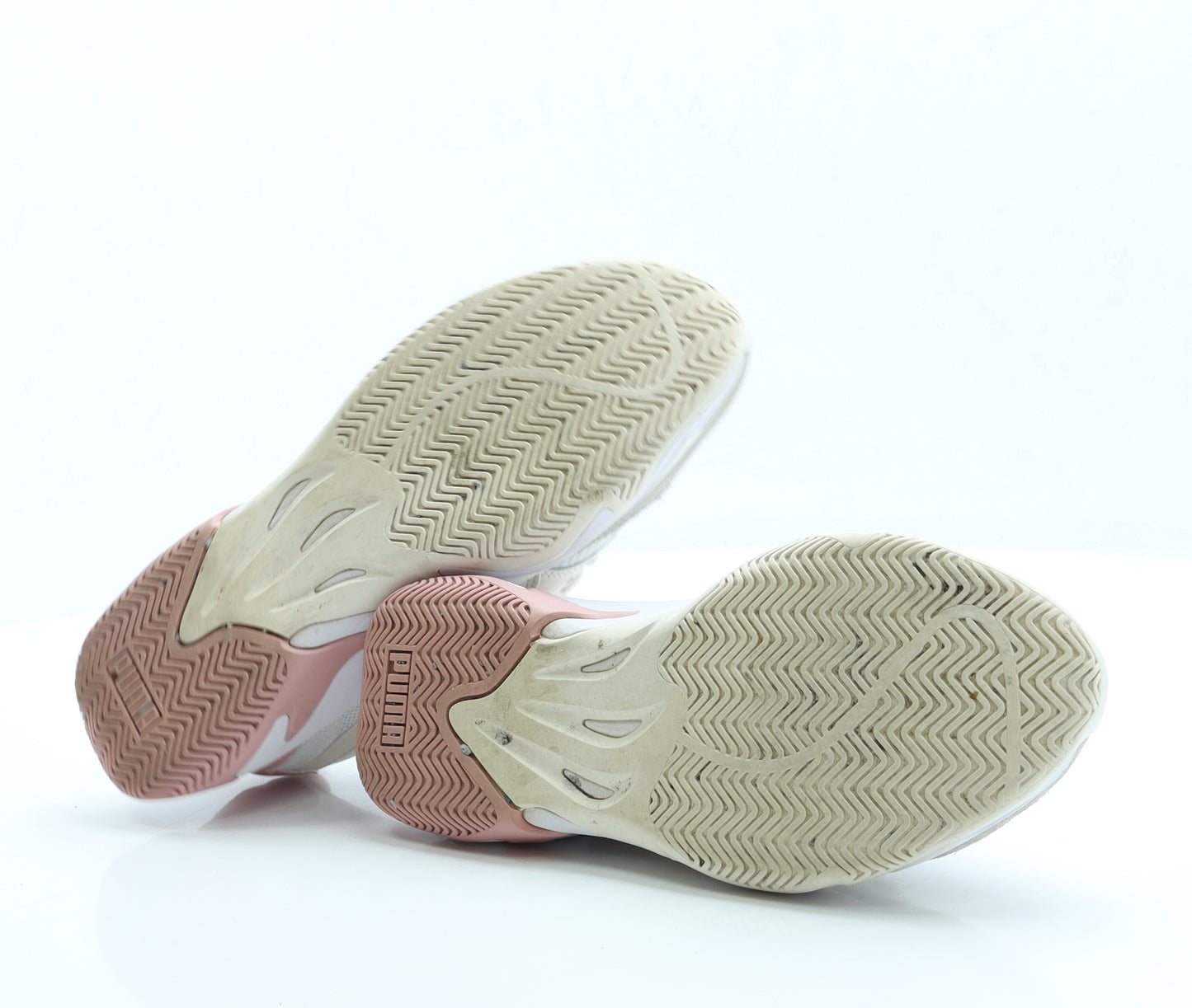 PUMA Womens Beige Polyester Trainer UK 6 EUR 39