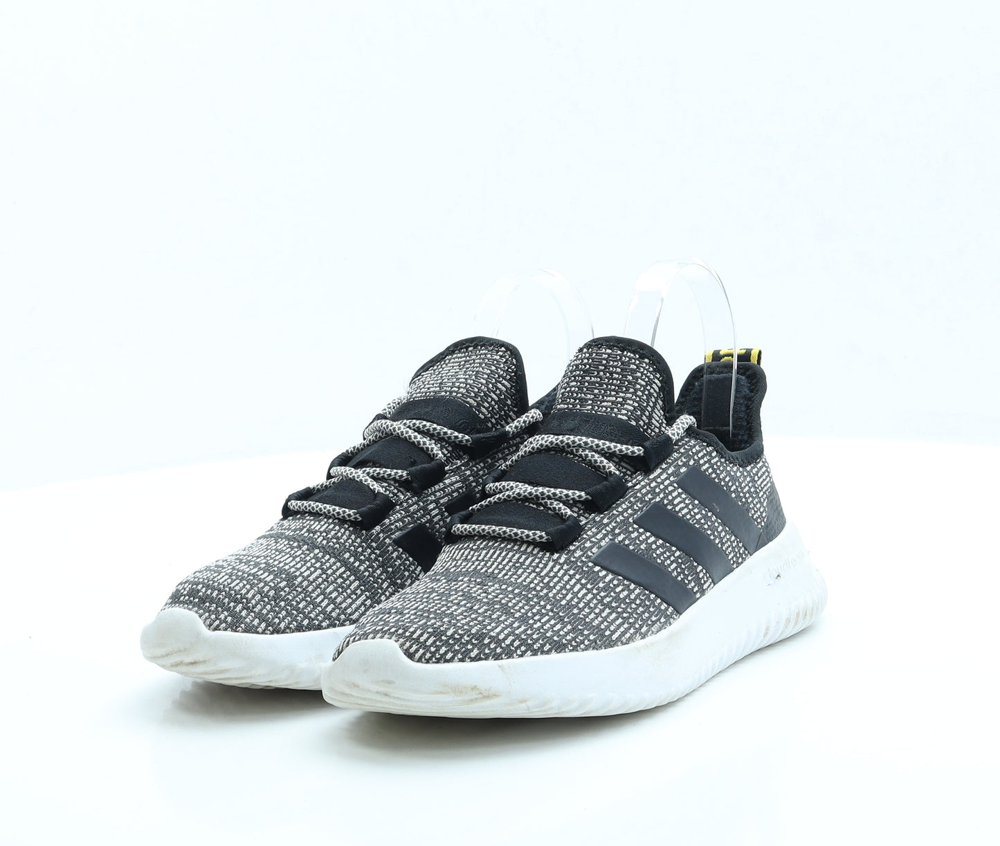 adidas Boys Grey Polyester Trainer UK 3