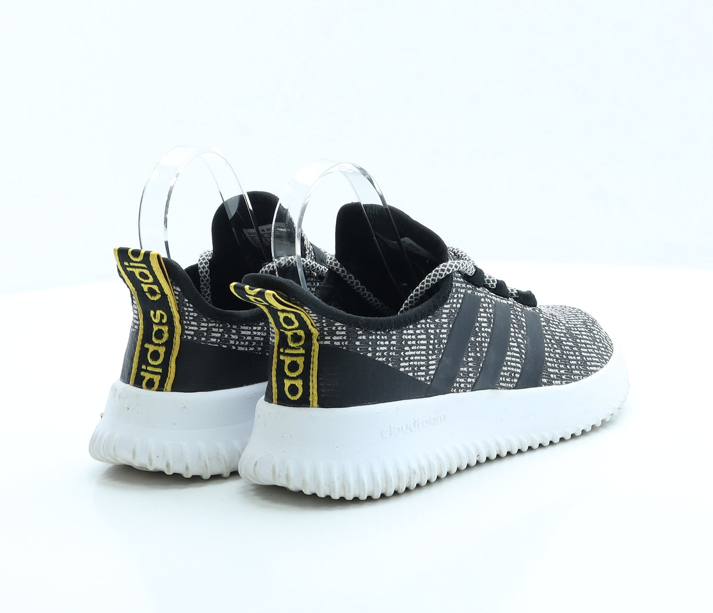 adidas Boys Grey Polyester Trainer UK 3