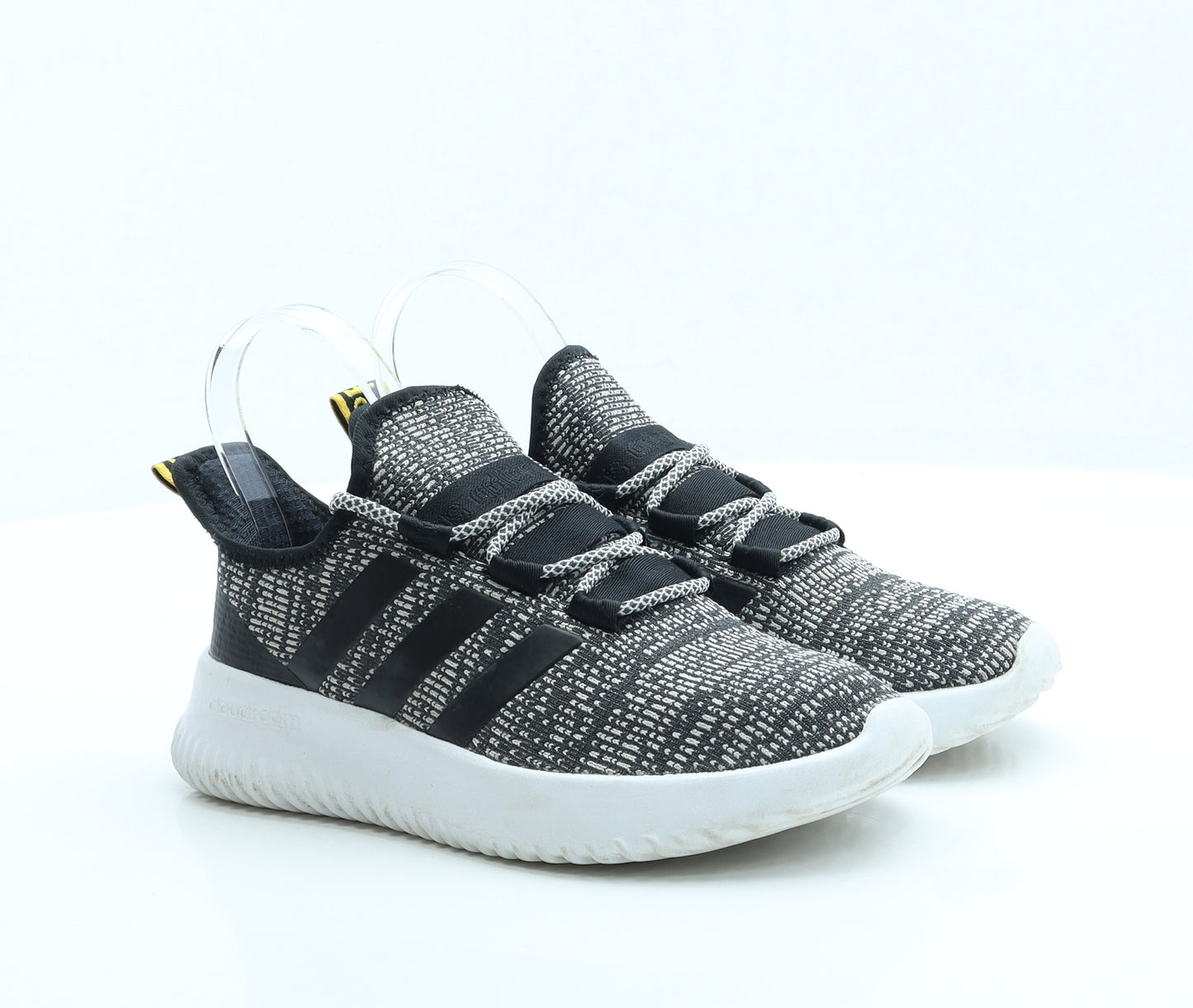 adidas Boys Grey Polyester Trainer UK 3