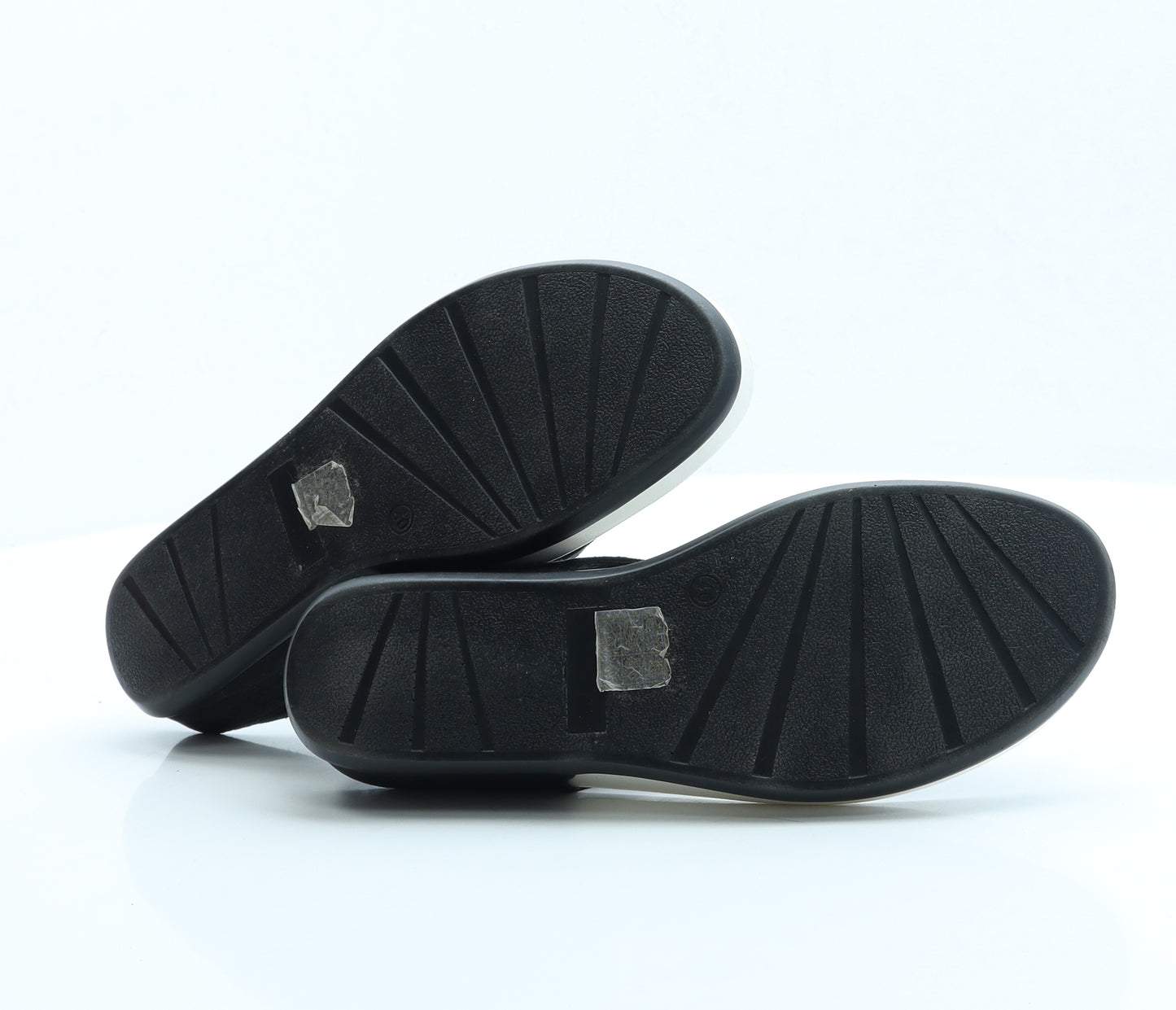 Bellissimo Womens Black Polyester Thong Sandal UK 7 EUR 40