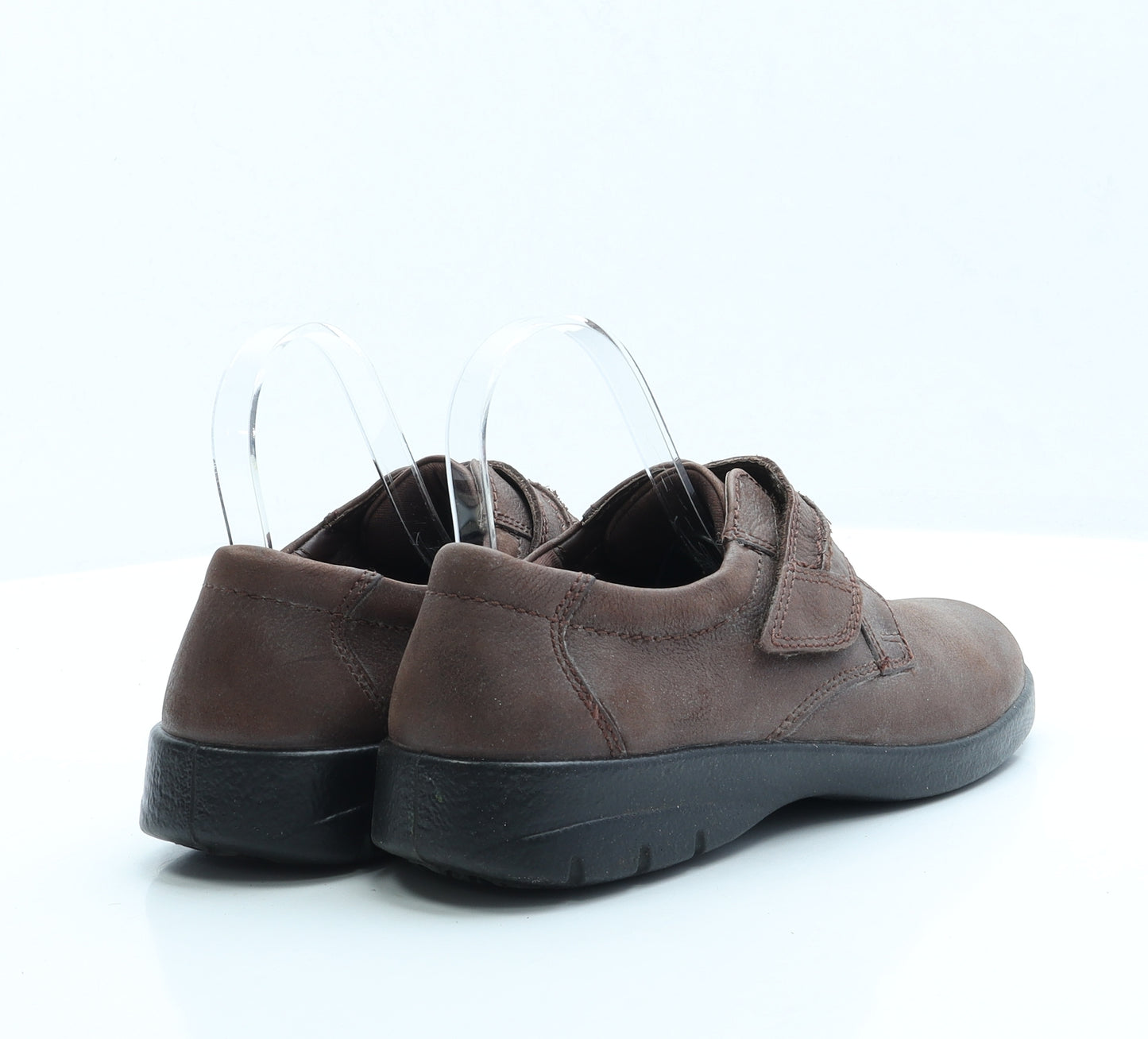 Padders Womens Brown Faux Leather Flat UK 7